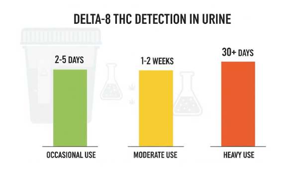 How Long Does Delta-8 Stay in Your System Urine Test Detects?
