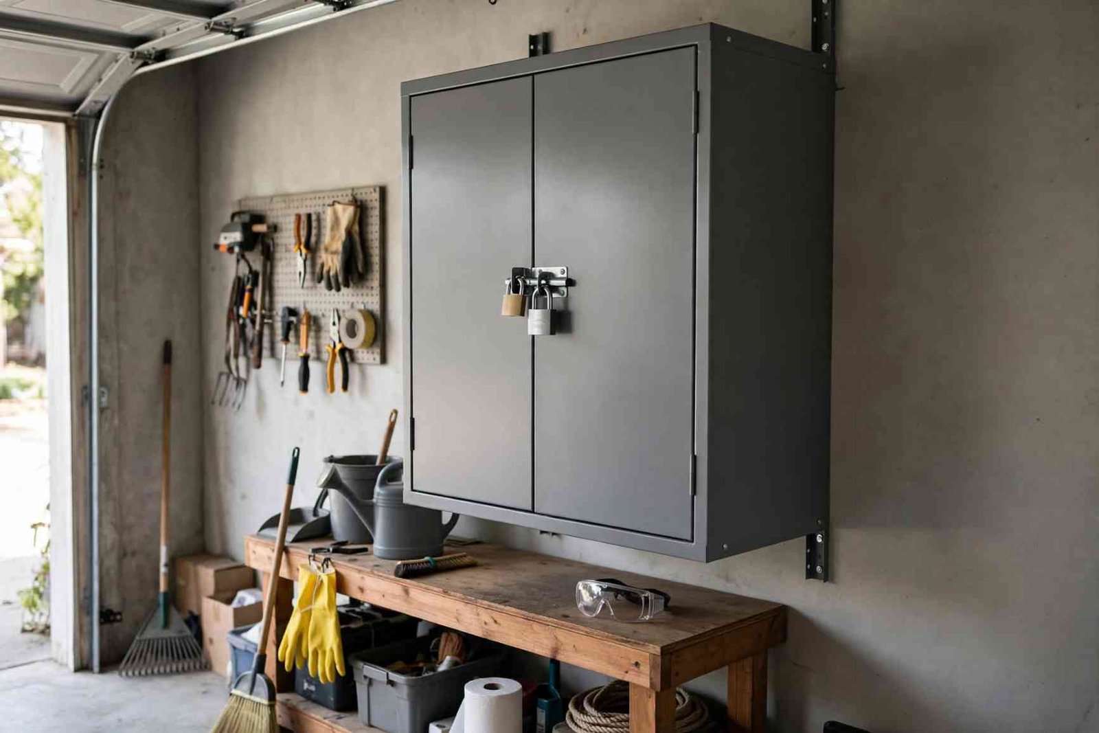 3 Safely Store Tools and Power Equipment