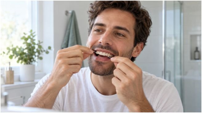 Clean Between Teeth Every Single Day